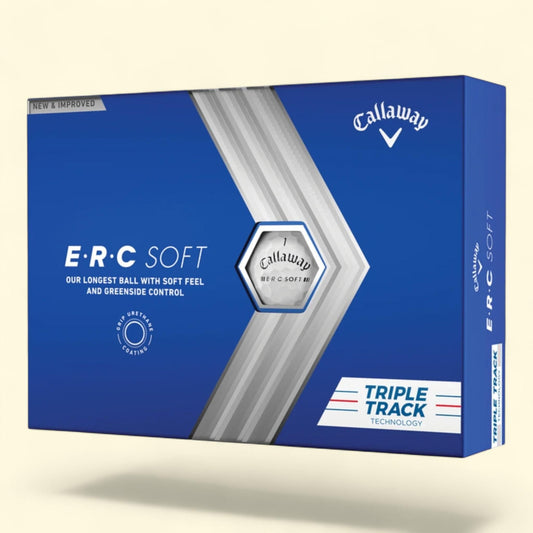 Callaway Golf ERC Soft Triple Track Golf Ball, White, 12 ct