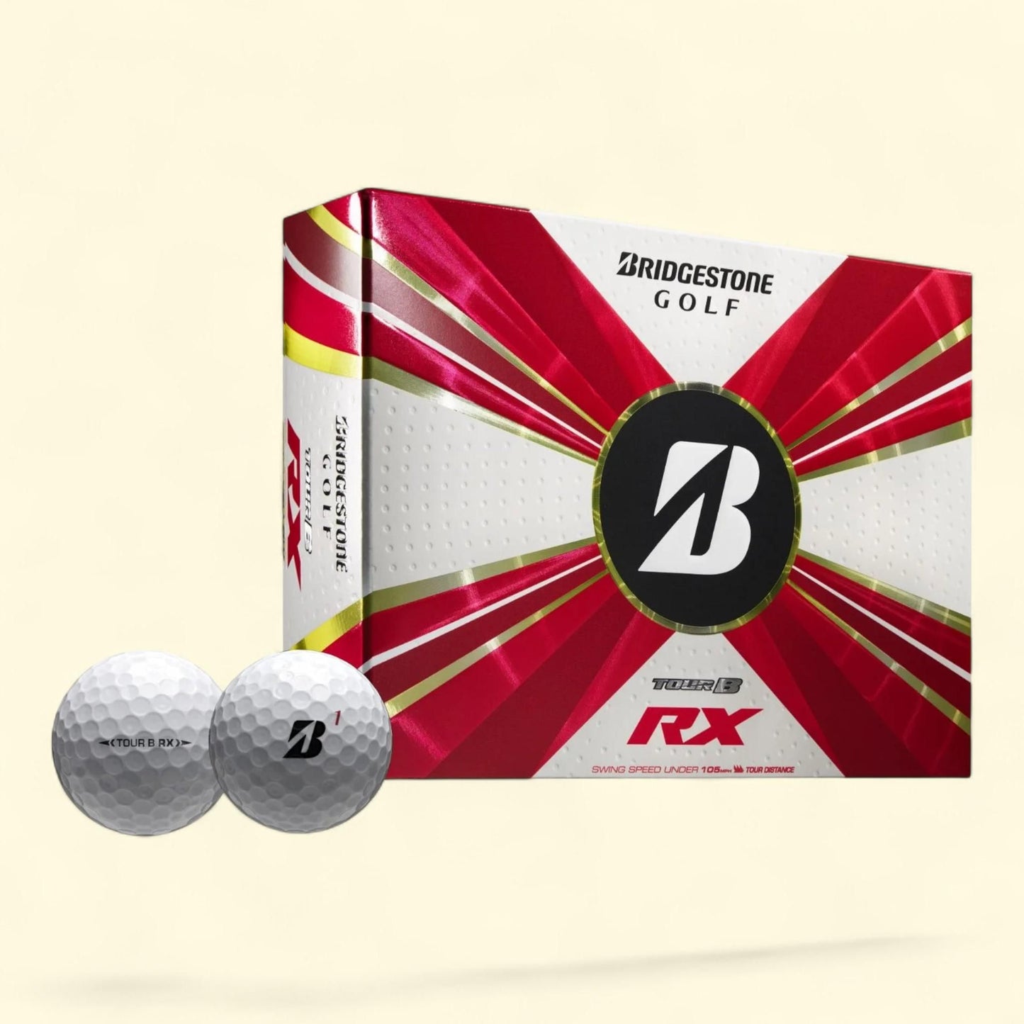 Bridgestone Tour B RX Golf Balls, 12 Pack