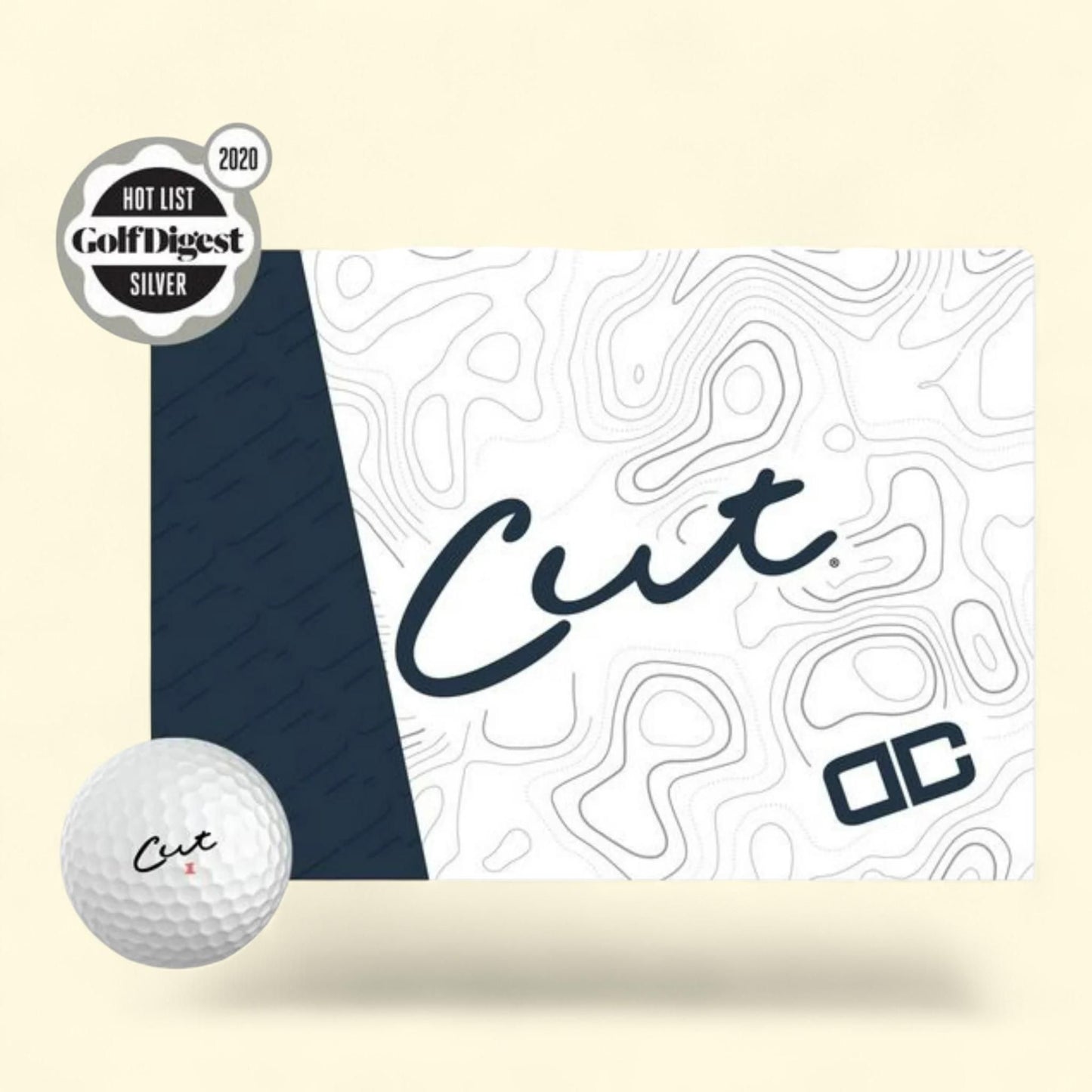 Cut Golf DC 4 Piece Urethane Dual Core Pro Golf Balls, 12 Pack, White