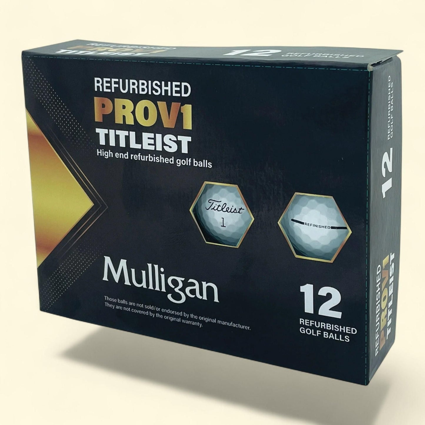 Mulligan Titleist Pro V1 Golf Balls, 12-pack