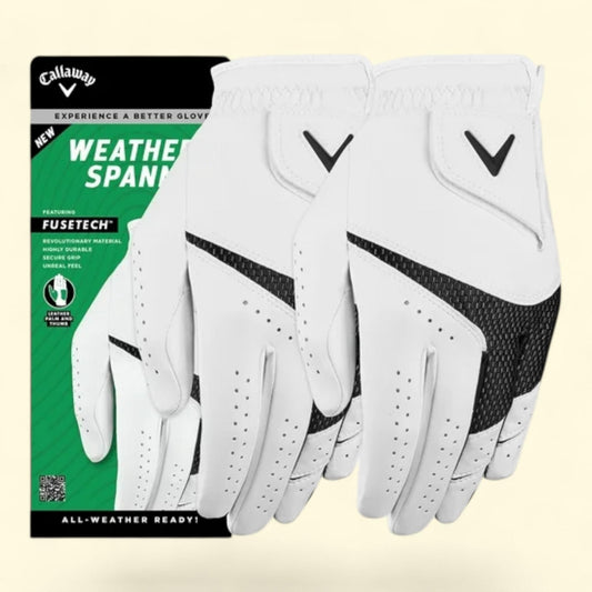Callaway Golf Weather Spann Glove 2PK XL