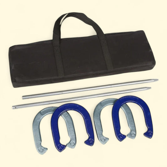 Tailgate360 Professional Horseshoe Set, Powder Coated and Waterproof Steel, 6 ct