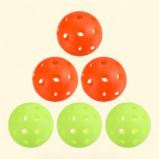 Unique Bargains Pickleball Balls Set, 6 pcs