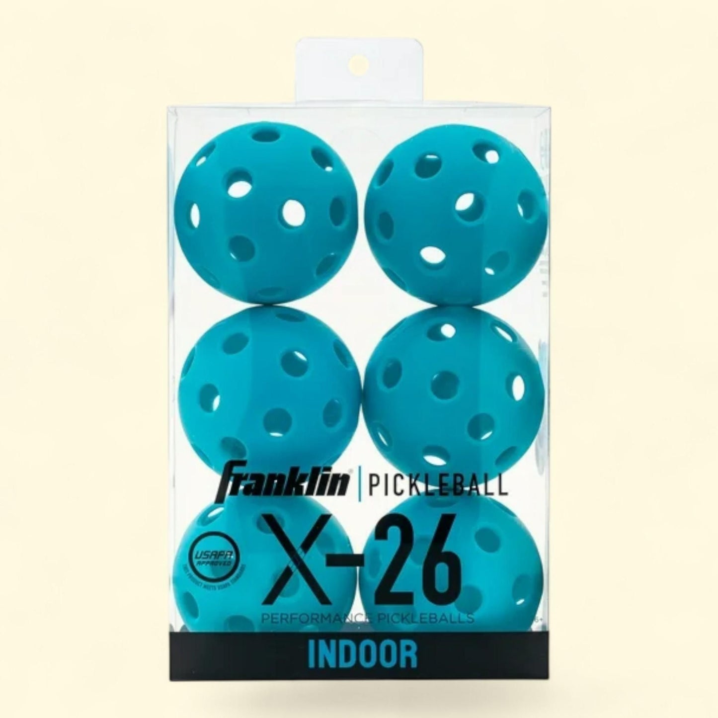 Franklin Sports X-26 Pickleballs, 6 Pack
