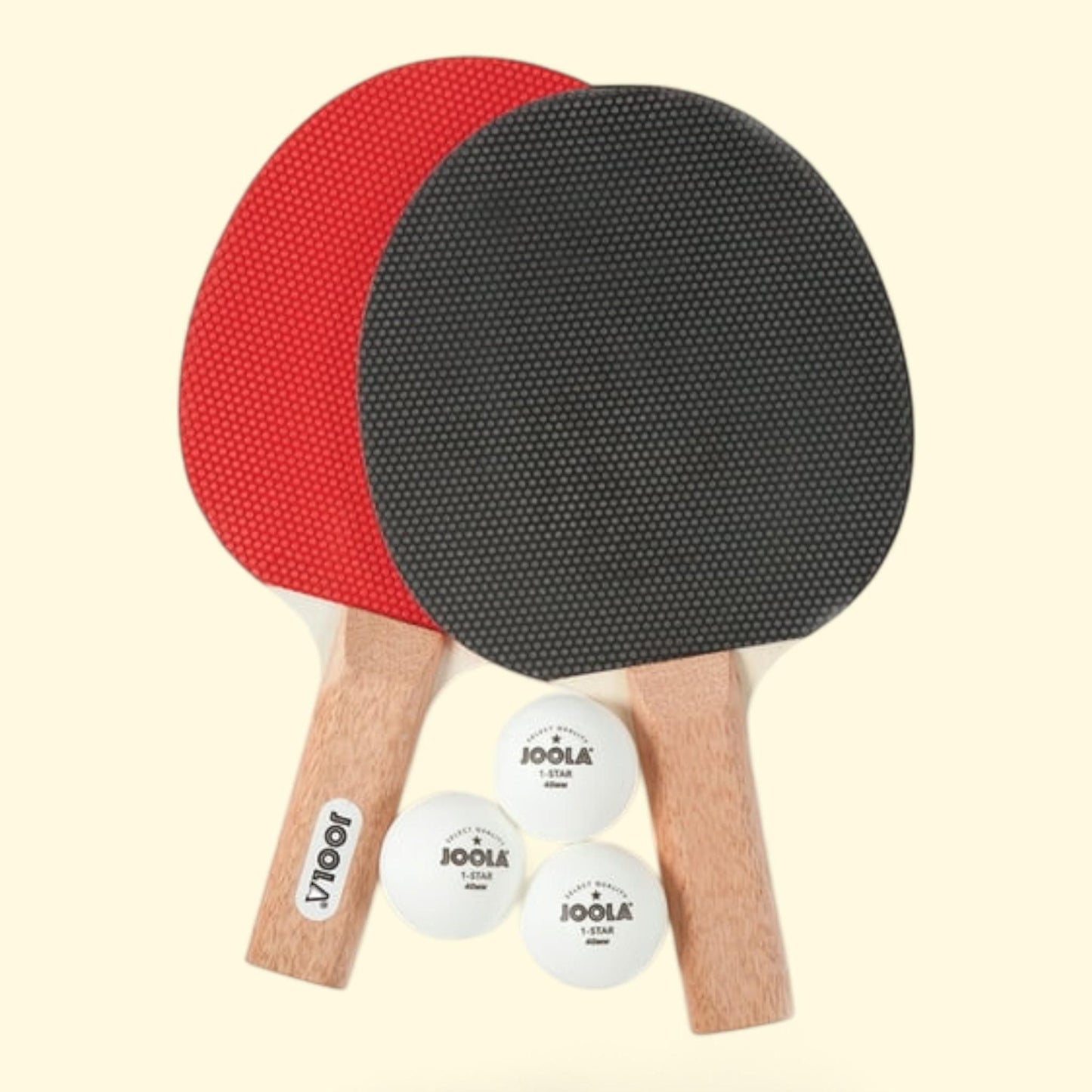 JOOLA Essentials Table Tennis Racket Set, 2-Player, 2 Rackets, 3 Balls — authentic US product shipped worldwide by Treatspree