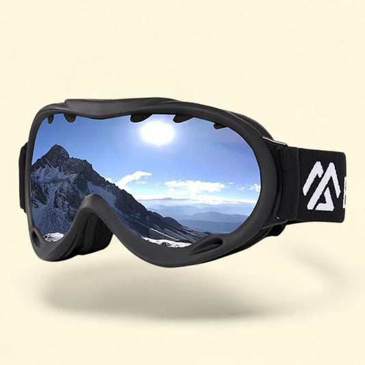 BalanceFrom Ski Goggles, UV Protection, Anti-Fog Dual-Lens, Mirrored Low-Light Lens, Men & Women, One Size