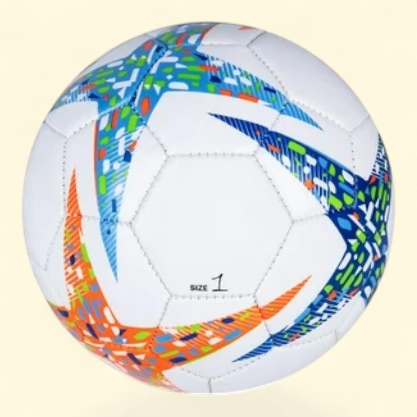 Athletic Works Soccer Ball, Mini Size 1, Blue/Orange