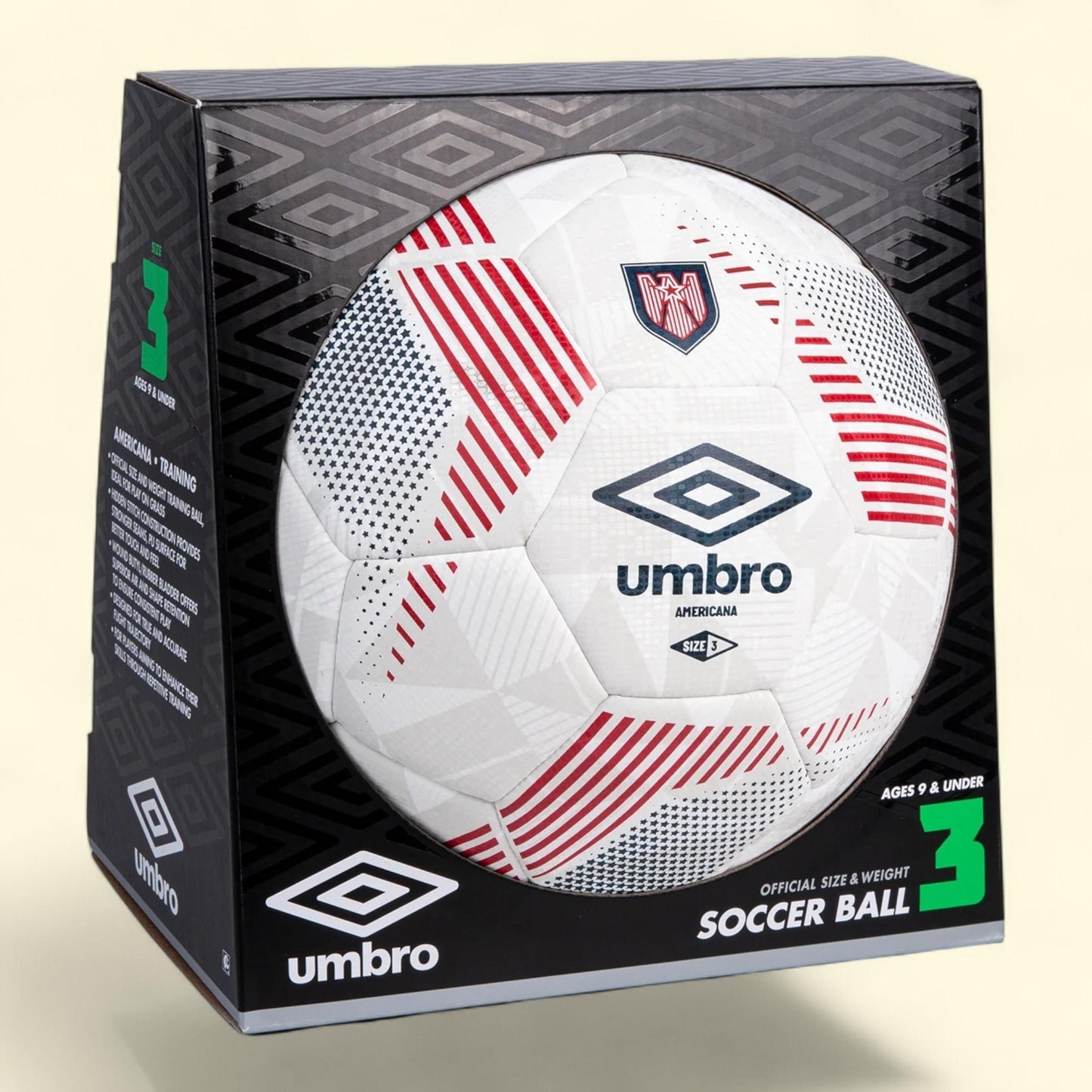 Umbro Americana Soccer Ball, Size 3