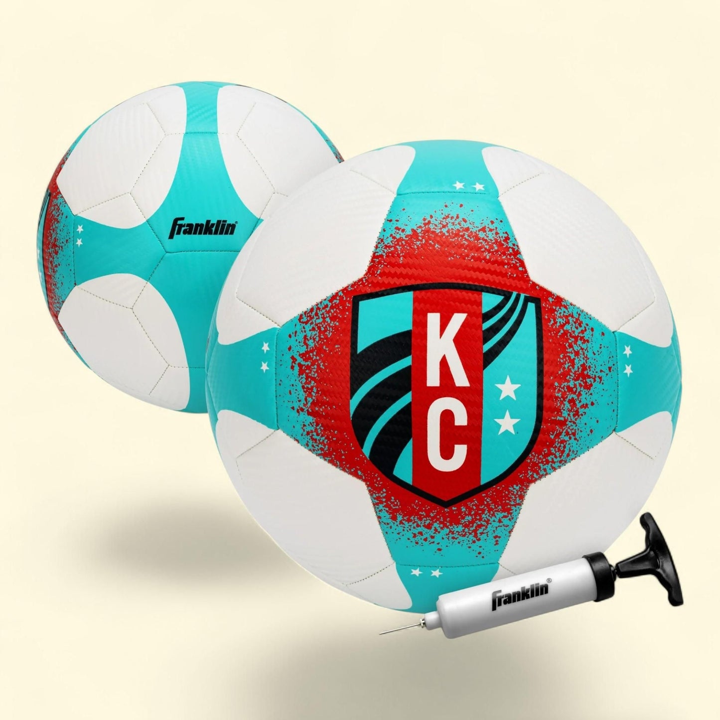 Franklin Sports NWSL Kansas City Current Soccer Ball, Size 5