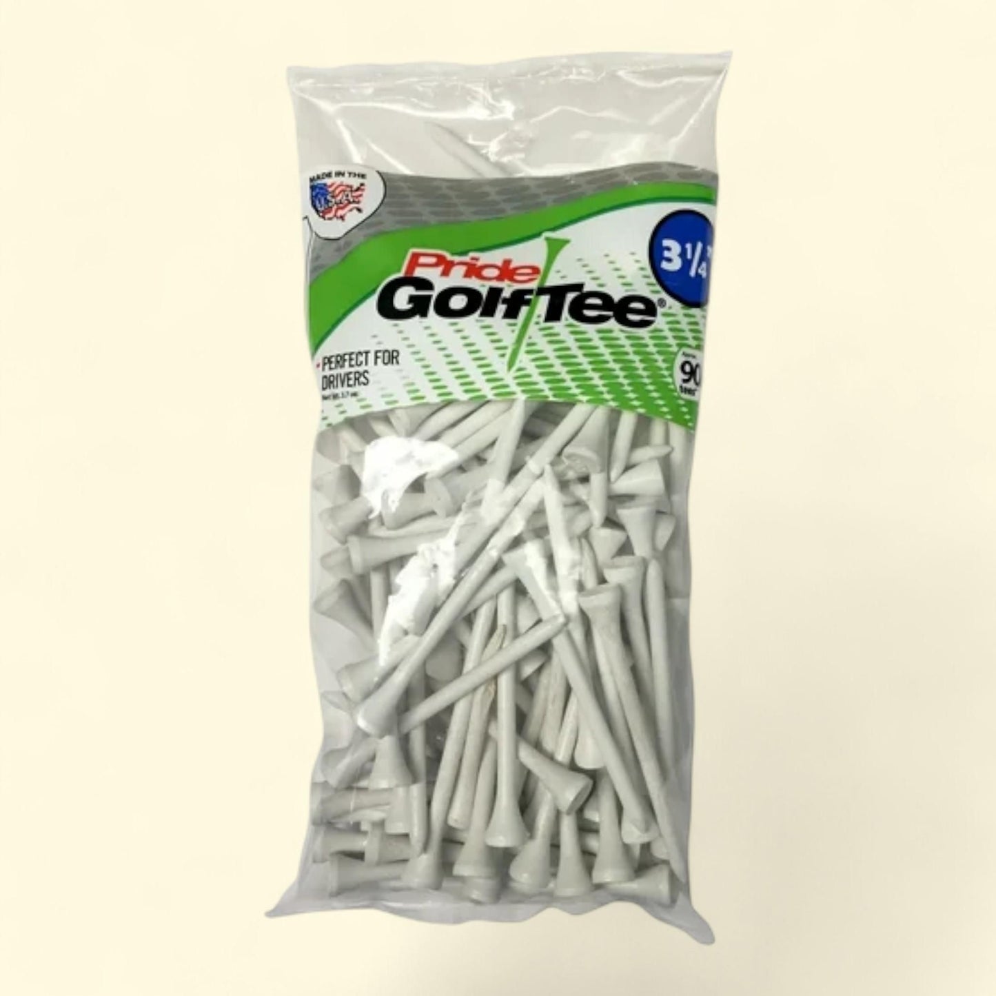 Pride Golf Tee, 3-1/4", 90 Count