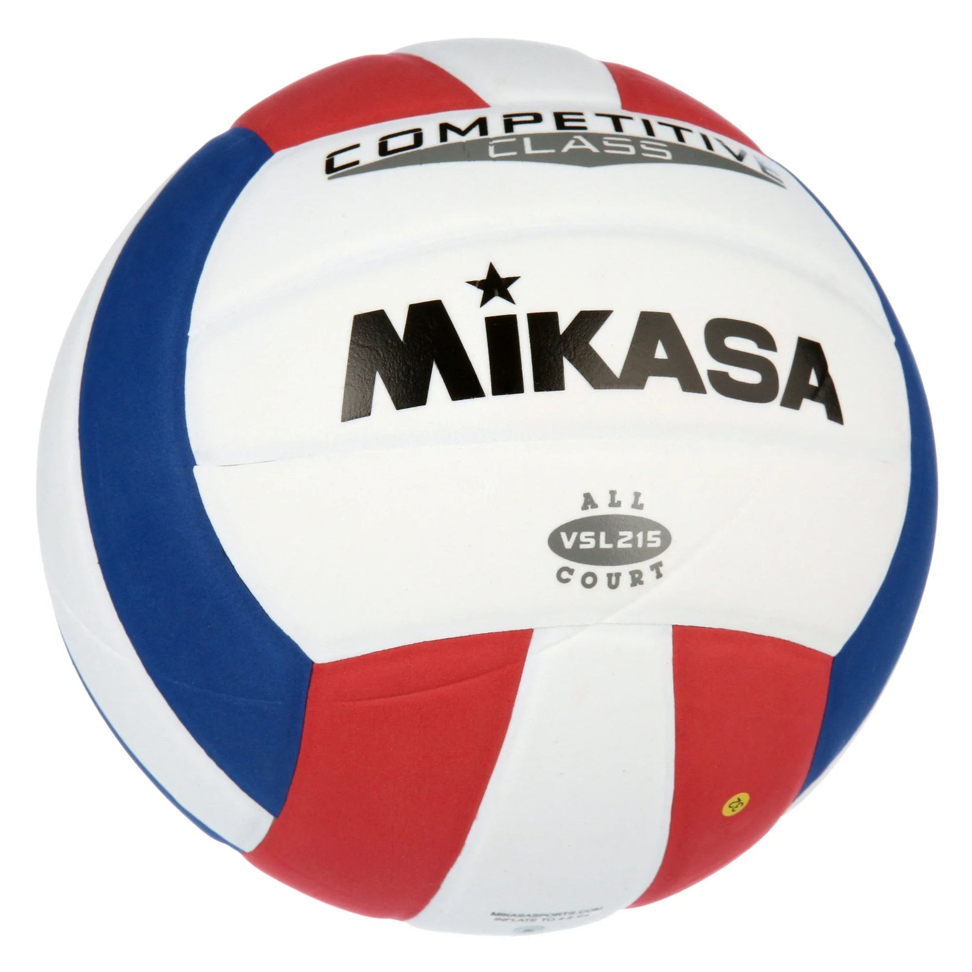 Mikasa VSL215 Indoor/Outdoor Volleyball, Red/White/Blue — authentic US product shipped worldwide by Treatspree
