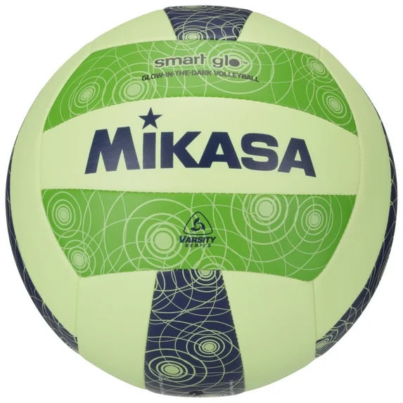 Mikasa Smart Glo Volleyball, Glow-in-the-Dark, Standard Size — authentic US product shipped worldwide by Treatspree