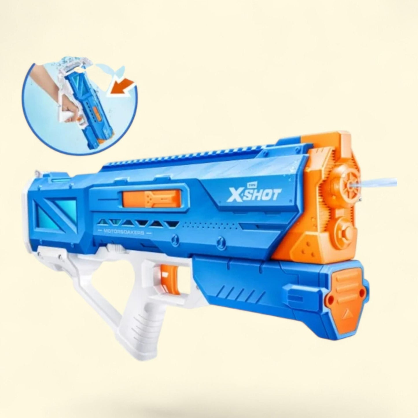 Pistolet à eau ZURU XSHOT Water Hydra Pulse, remplissage rapide, à partir de 8 ans