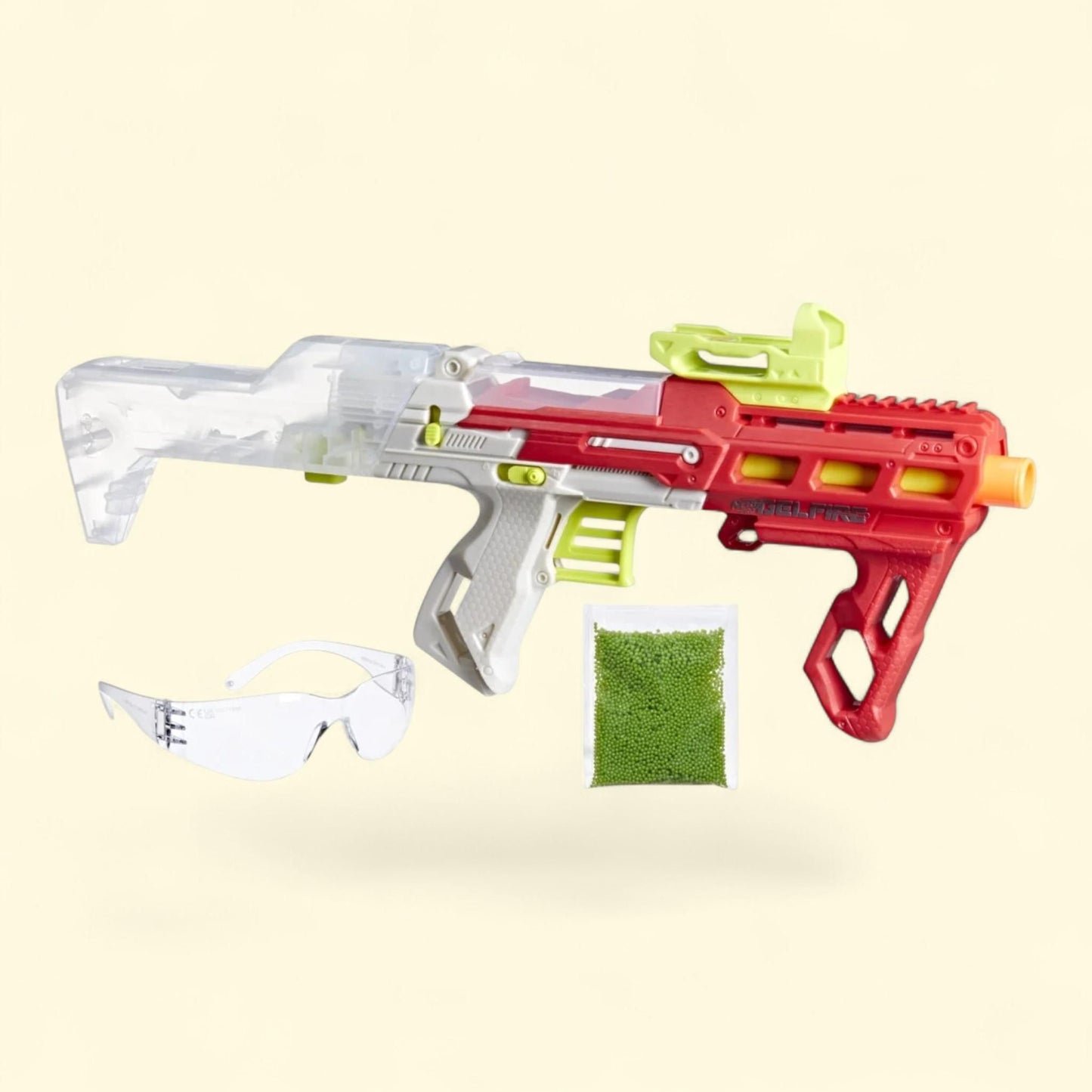 Pistolet à billes d'eau Nerf Pro Gelfire Pronto, 5 000 billes Gelfire, lunettes de protection, à partir de 14 ans
