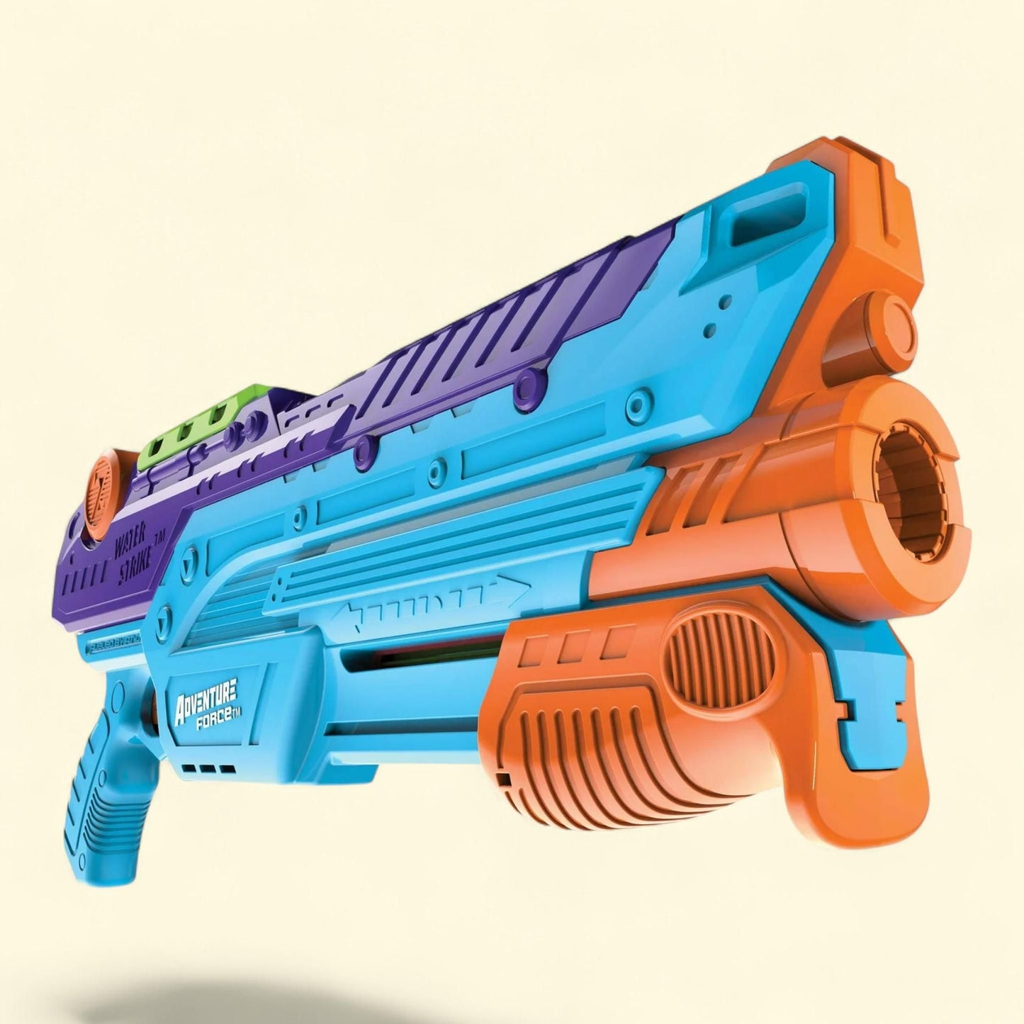 Adventure Force Water Strike Typhoon Burst, pistolet à eau Super Shot bleu, à pompe unique sous pression, taille.