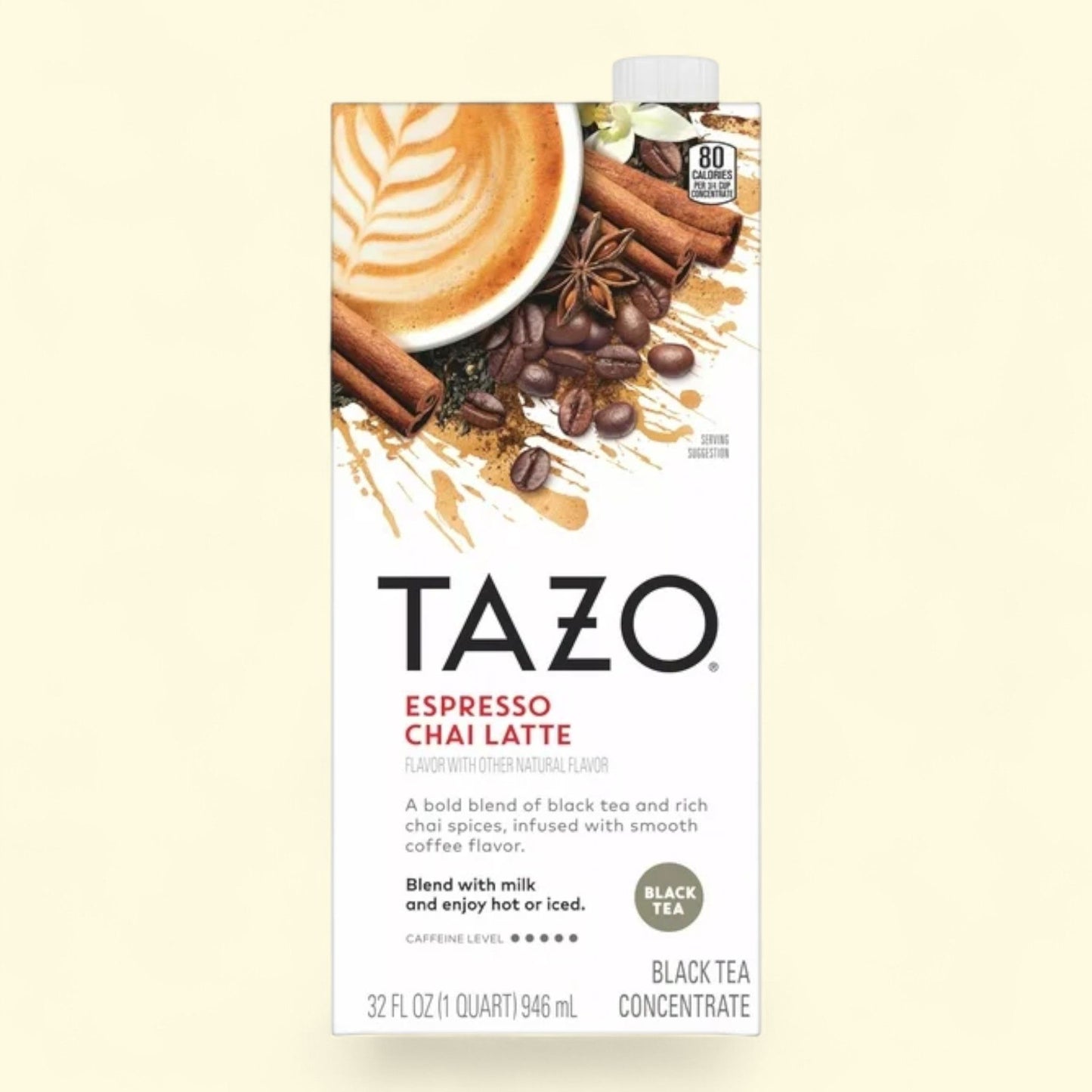 Concentré liquide TAZO Espresso Chai Latte, 946 ml