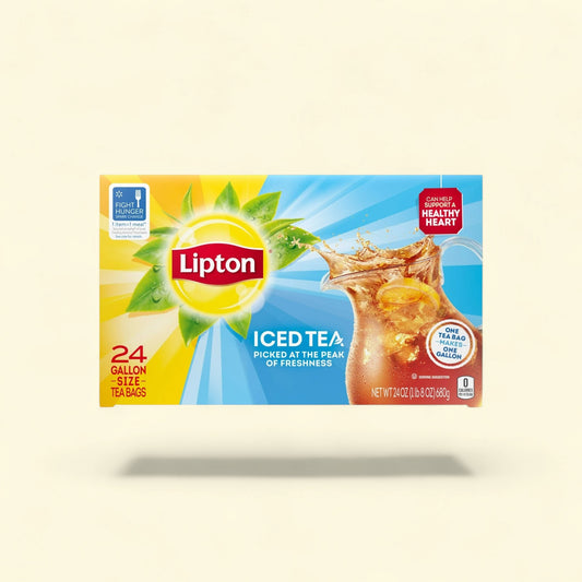Lipton Black Tea Bags, Gallon Size, 24 Count — authentic US product shipped worldwide by Treatspree