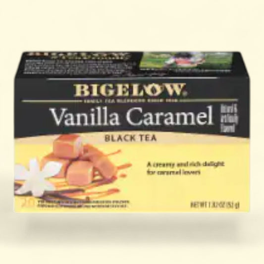 Bigelow, Vanilla Caramel Black Tea Bags, 20 ct