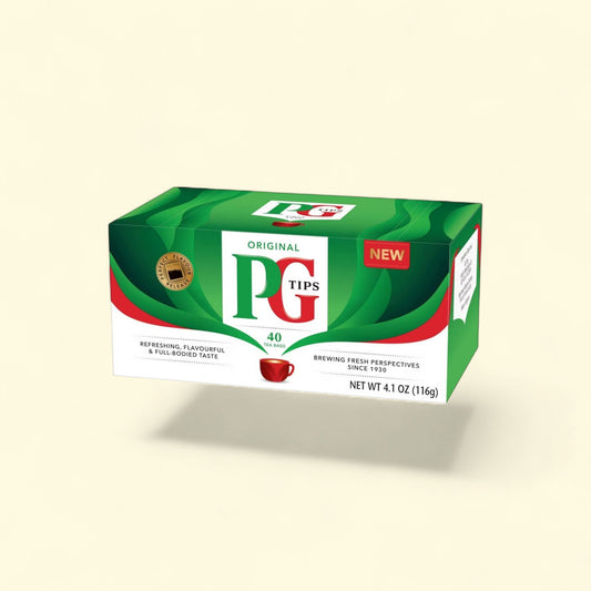 PG Tips Premium Black Tea Bags, 40ct — authentic US product shipped worldwide by Treatspree