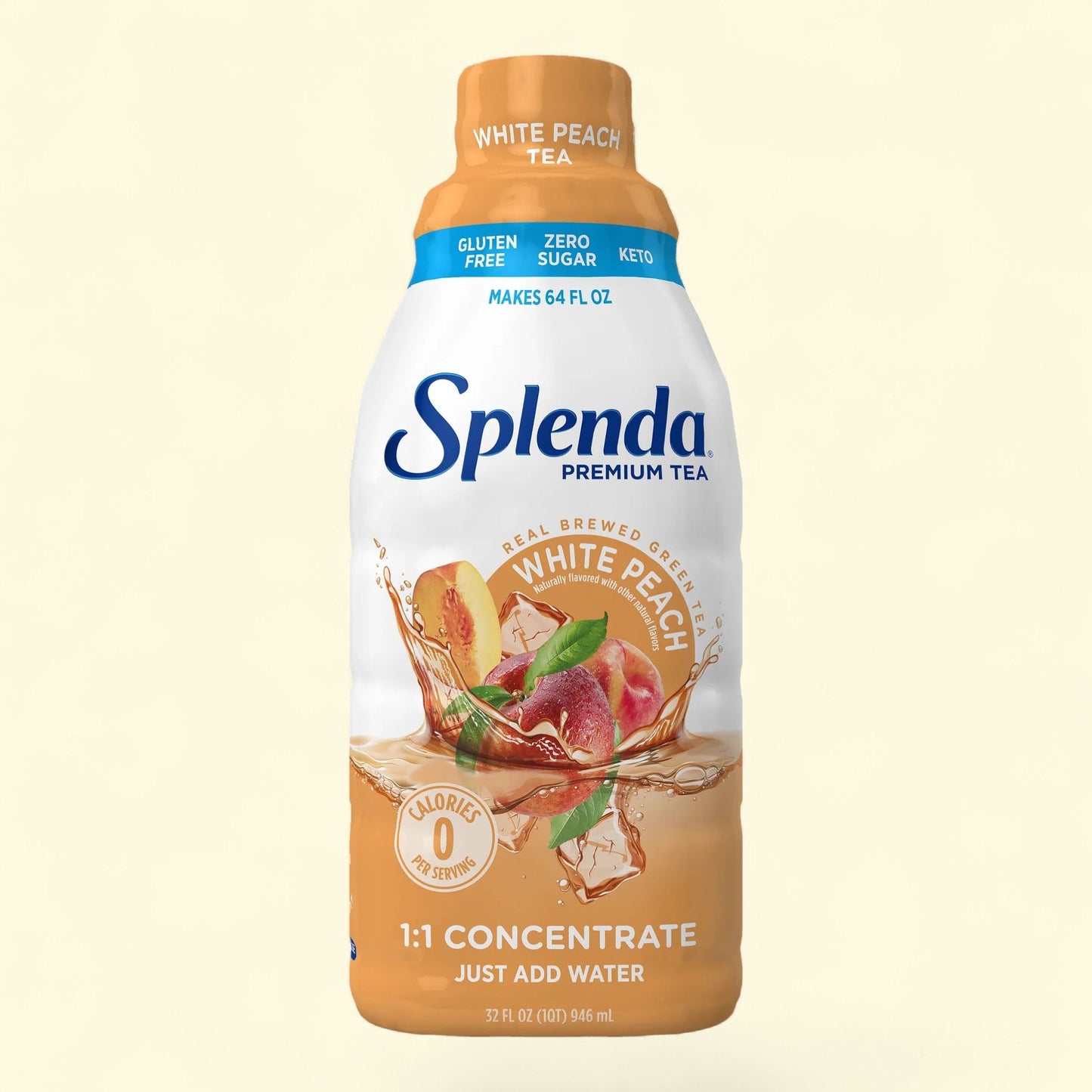 Concentré de thé à la pêche blanche Splenda, 946 ml