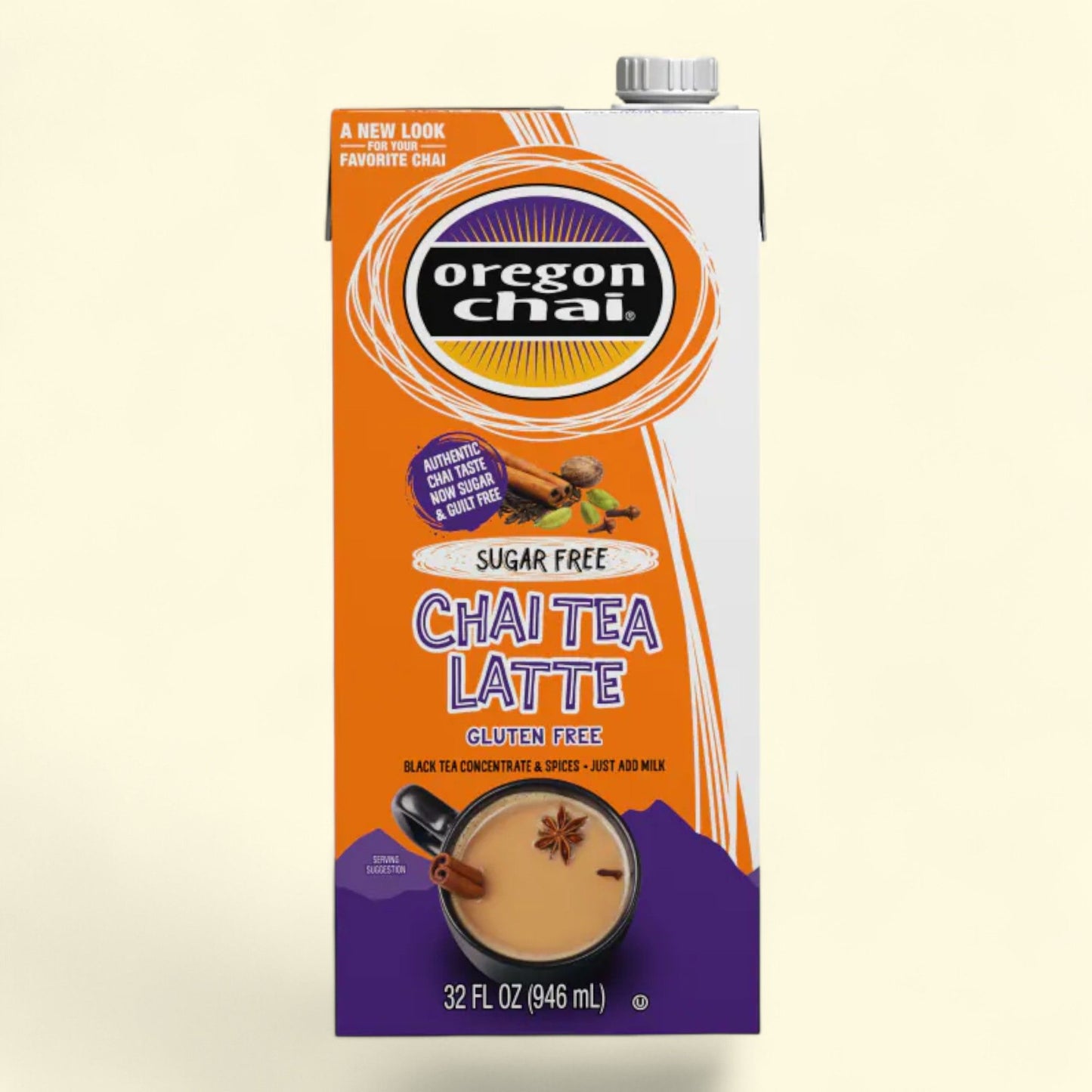 Concentré de chai sans sucre Oregon Chai, 946 ml