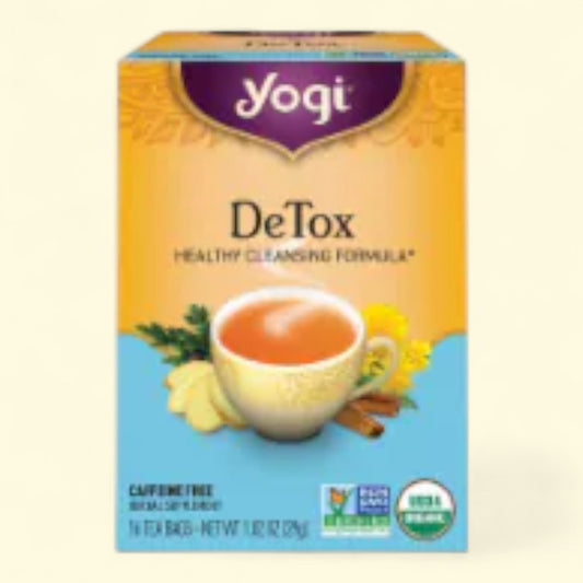 Yogi DeTox Herbal Tea Bags, Standard Size