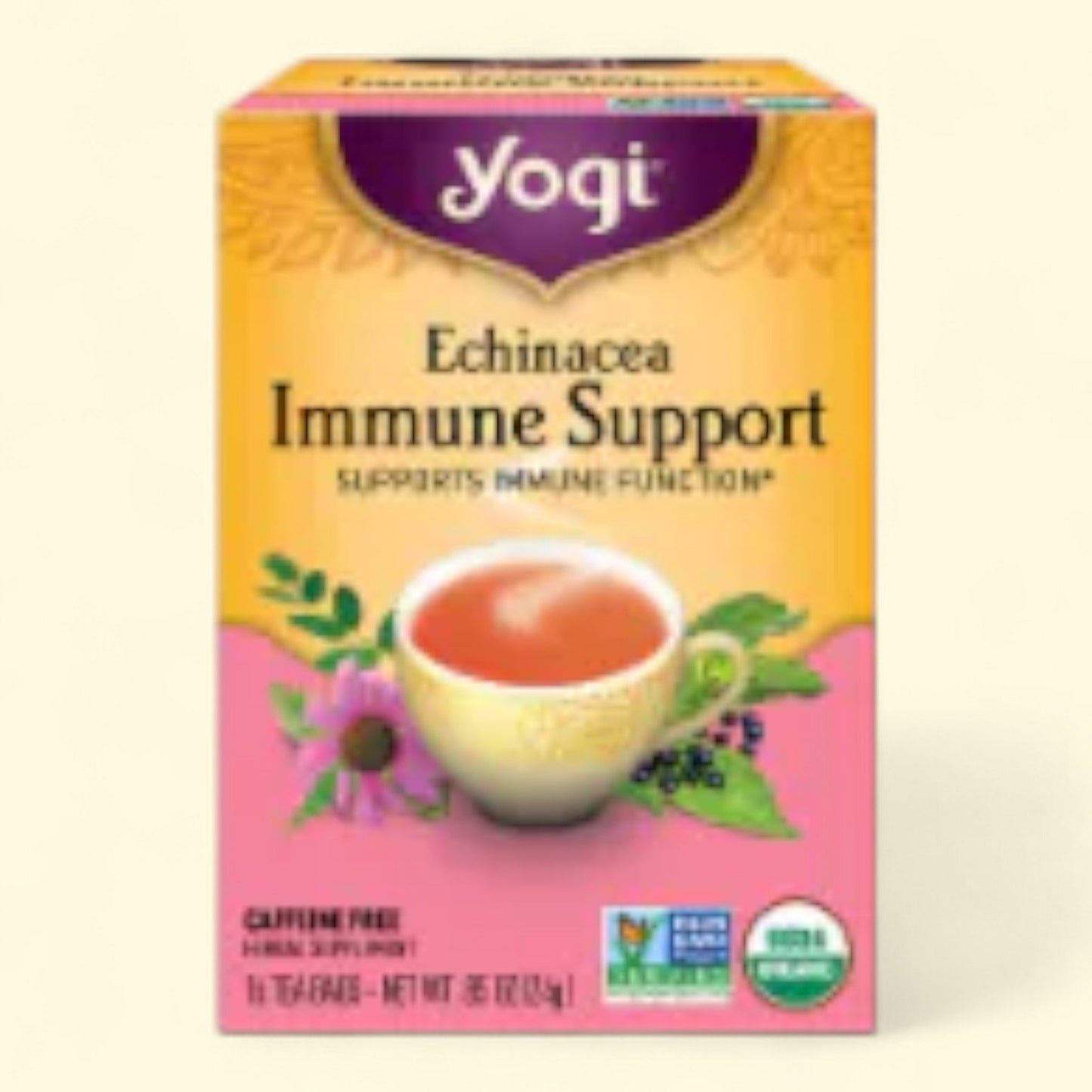 Yogi Echinacea Immune Support Herbal Tea Bags, Size