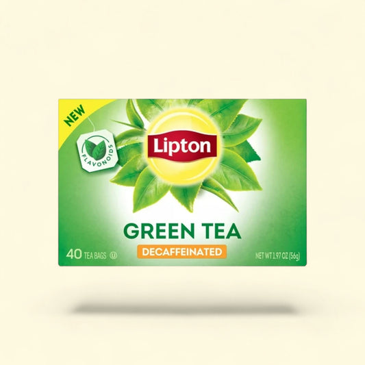 Lipton Green Tea Bags, Decaffeinated, 40 Count — authentic US product shipped worldwide by Treatspree