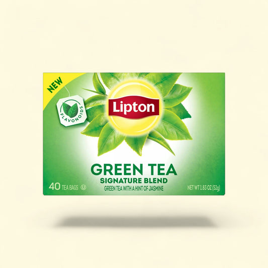 Lipton Signature Blend Green Tea Bags, 40 Count — authentic US product shipped worldwide by Treatspree
