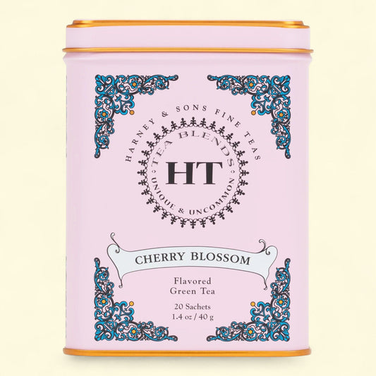 Harney & Sons Cherry Blossom Green Tea, 1.4 oz, 20 Count