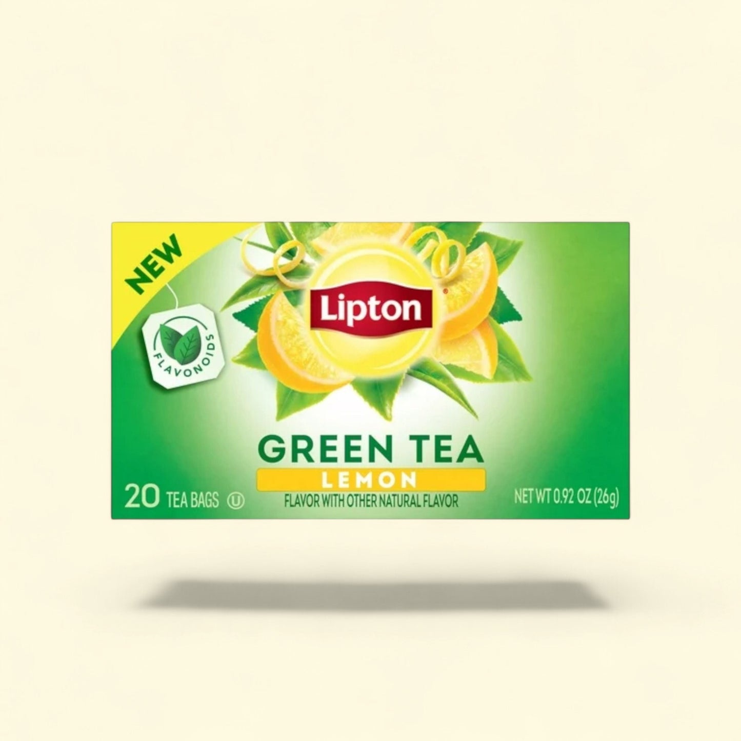 Lipton Lemon Green Tea Bags, 20 Count — authentic US product shipped worldwide by Treatspree
