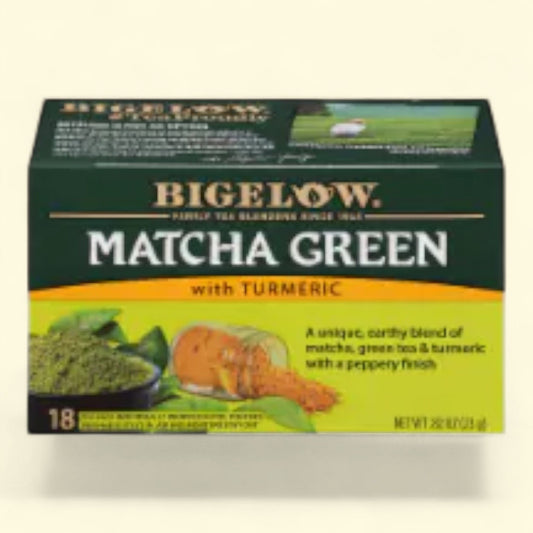 Bigelow Macha Green Tea Bags,  18 ct