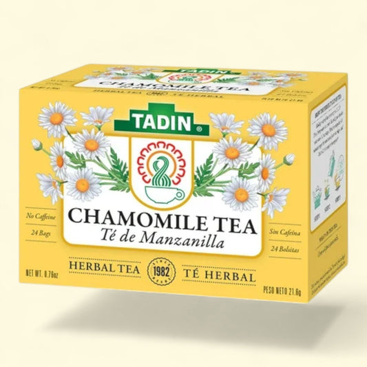 Tadin Chamomile Tea, Herbal Tea Bags, 24 Count