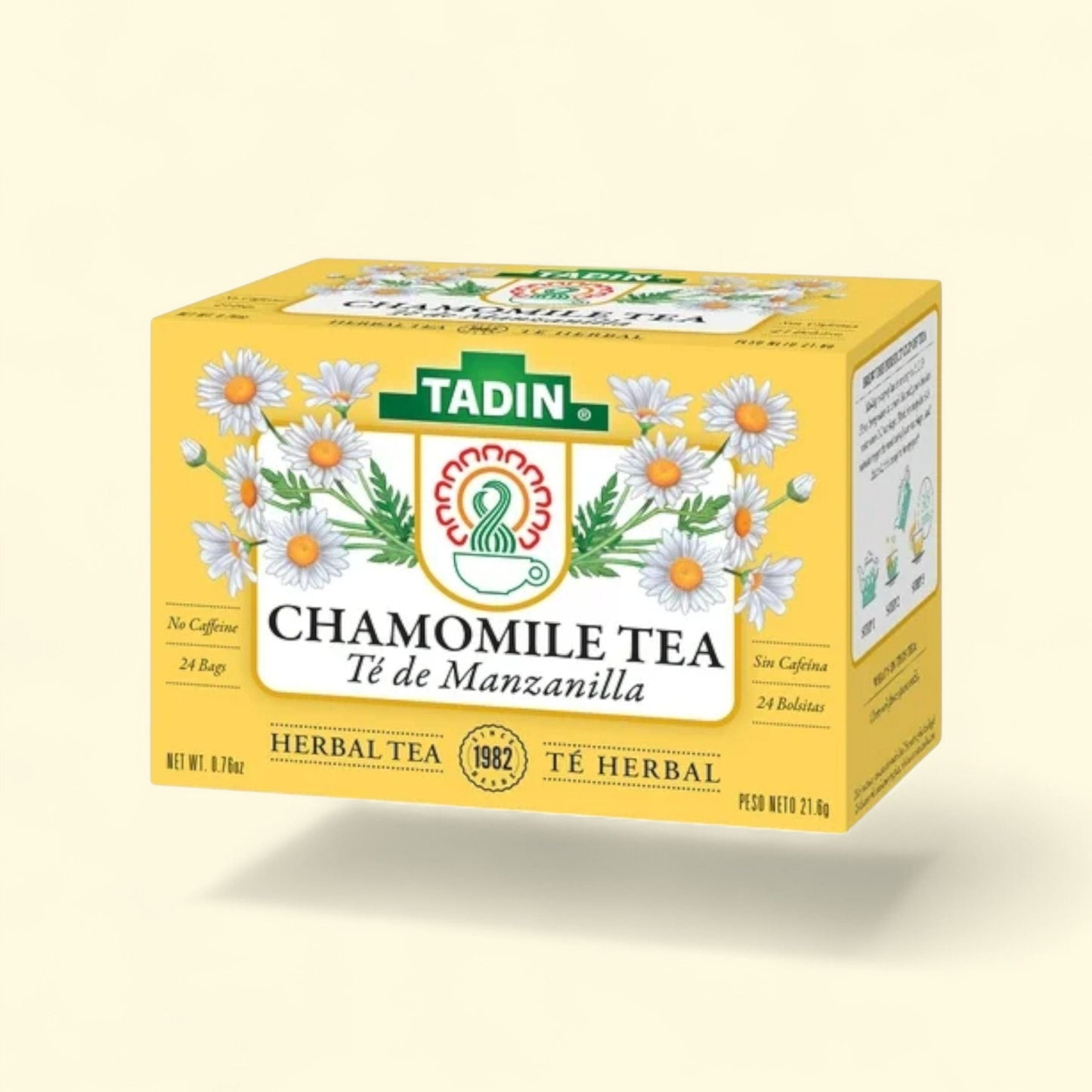 Tadin Chamomile Tea, Herbal Tea Bags, 24 Count — authentic US product shipped worldwide by Treatspree