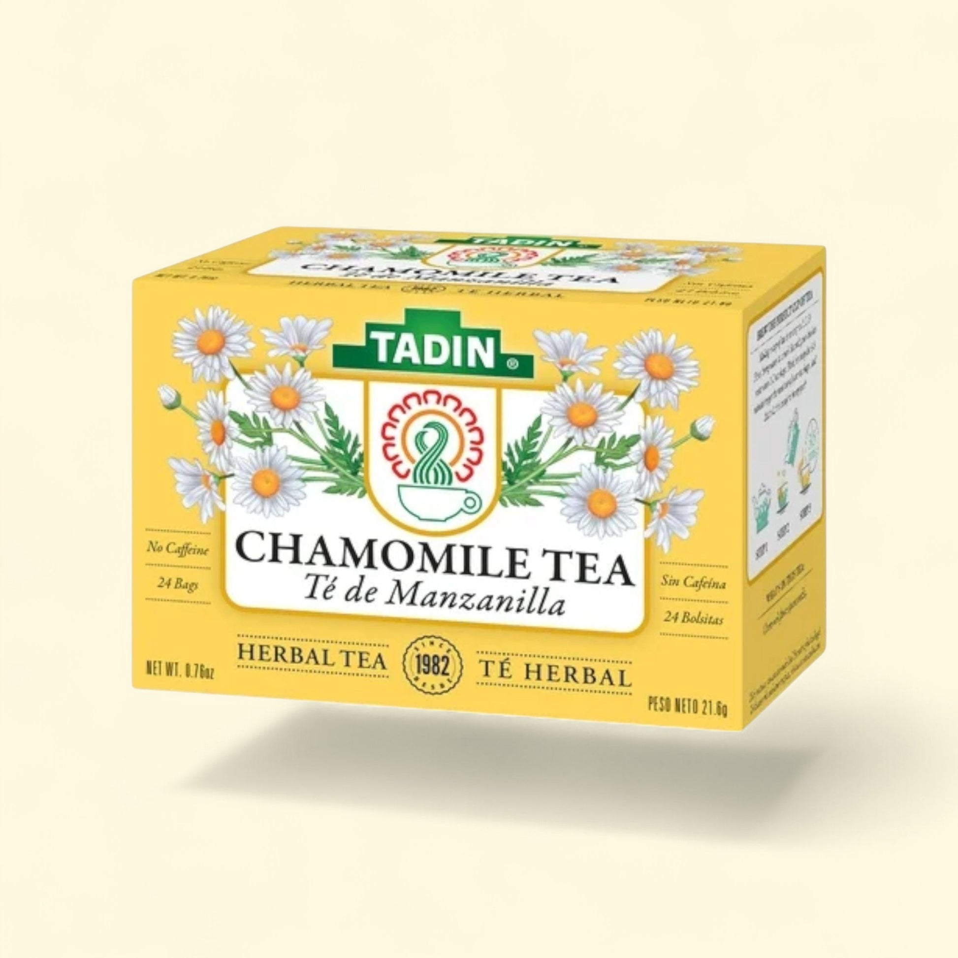 Tadin Chamomile Tea, Herbal Tea Bags, 24 Count — authentic US product shipped worldwide by Treatspree