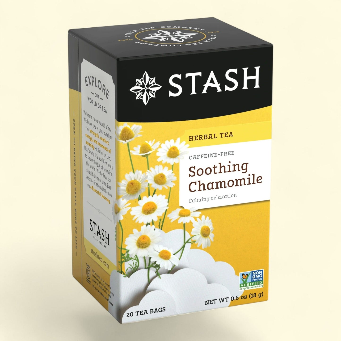 Stash Tea Chamomile Herbal Tea Bags, 20 Ct