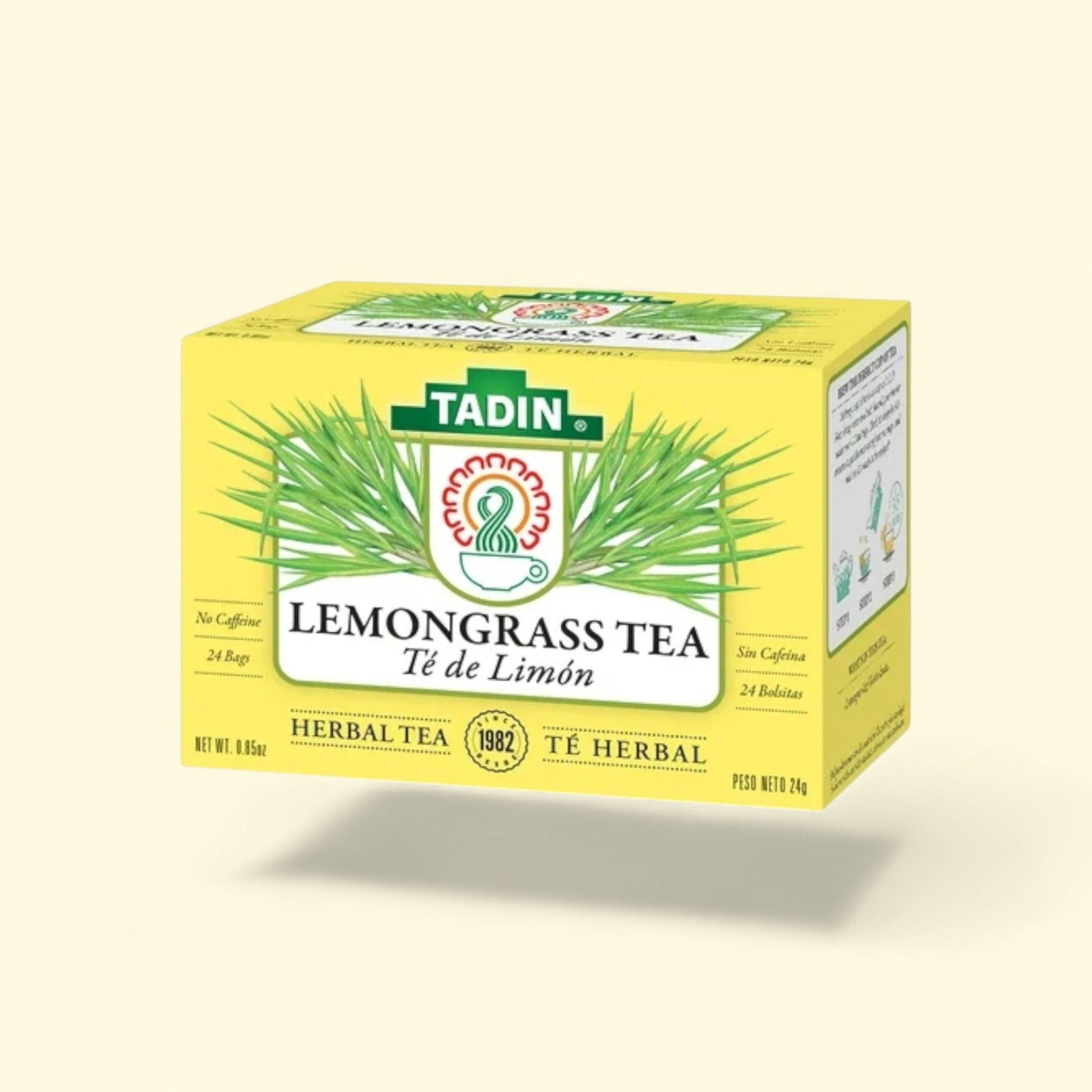 Tadin Lemongrass Tea, Herbal Teabags, 24 Count — authentic US product shipped worldwide by Treatspree
