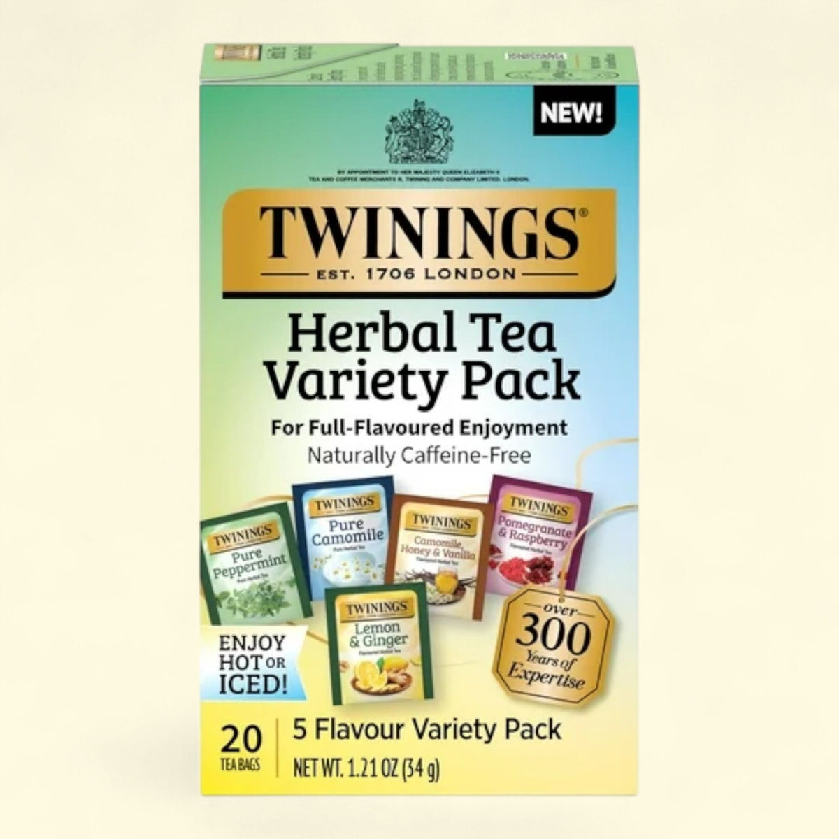 Twining Tea Labels Twinings Herbal Tea Variety Pack, 20 Ct | Treatspree