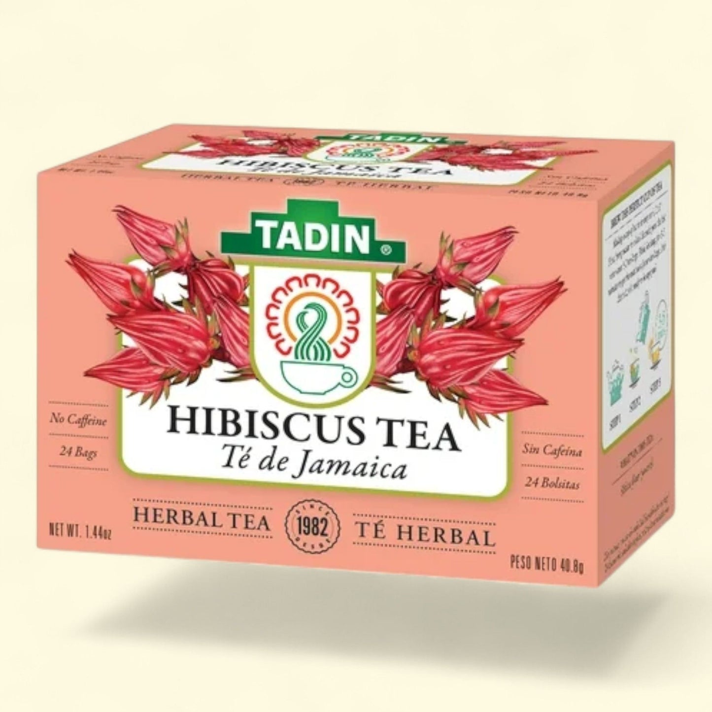 Tadin Hibiscus Tea, Herbal Tea Bags, 24 Count