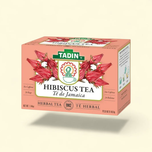 Tadin Hibiscus Tea, Herbal Tea Bags, 24 Count — authentic US product shipped worldwide by Treatspree