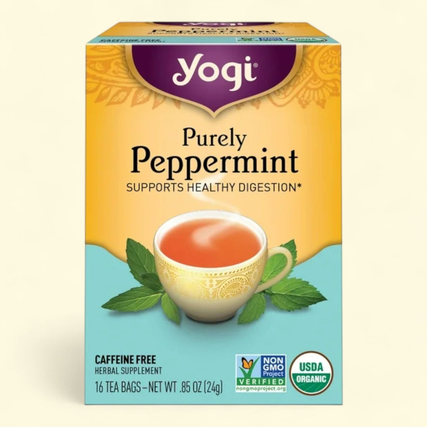 Yogi Tea Purely Peppermint, 16 Count