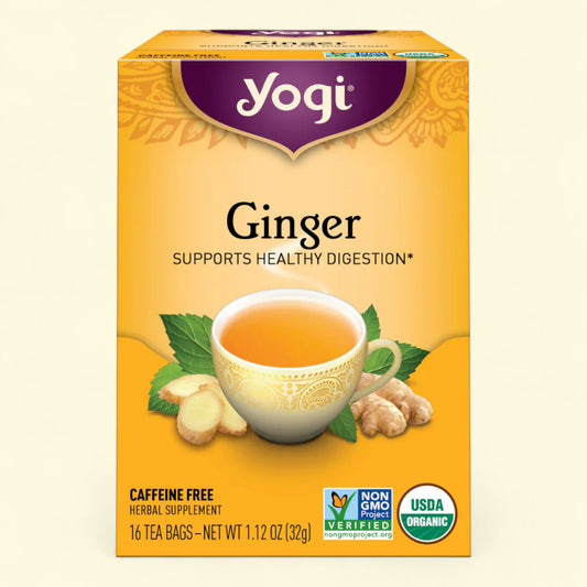Yogi Ginger Herbal Tea Bags, Size