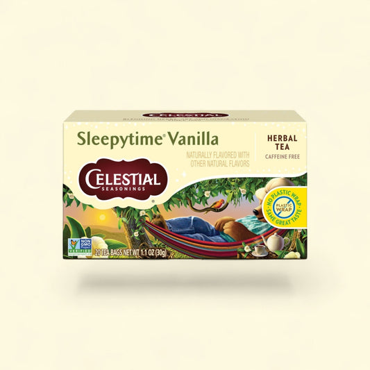 Celestial Seasonings Sleepytime Herbal Vanilla Tea, Caffeine Free, ... — authentic US product shipped worldwide by Treatspree