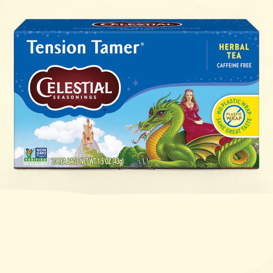 Celestial Seasonings Tension Tamer Herbal Tea, Caffeine Free, 20 Count
