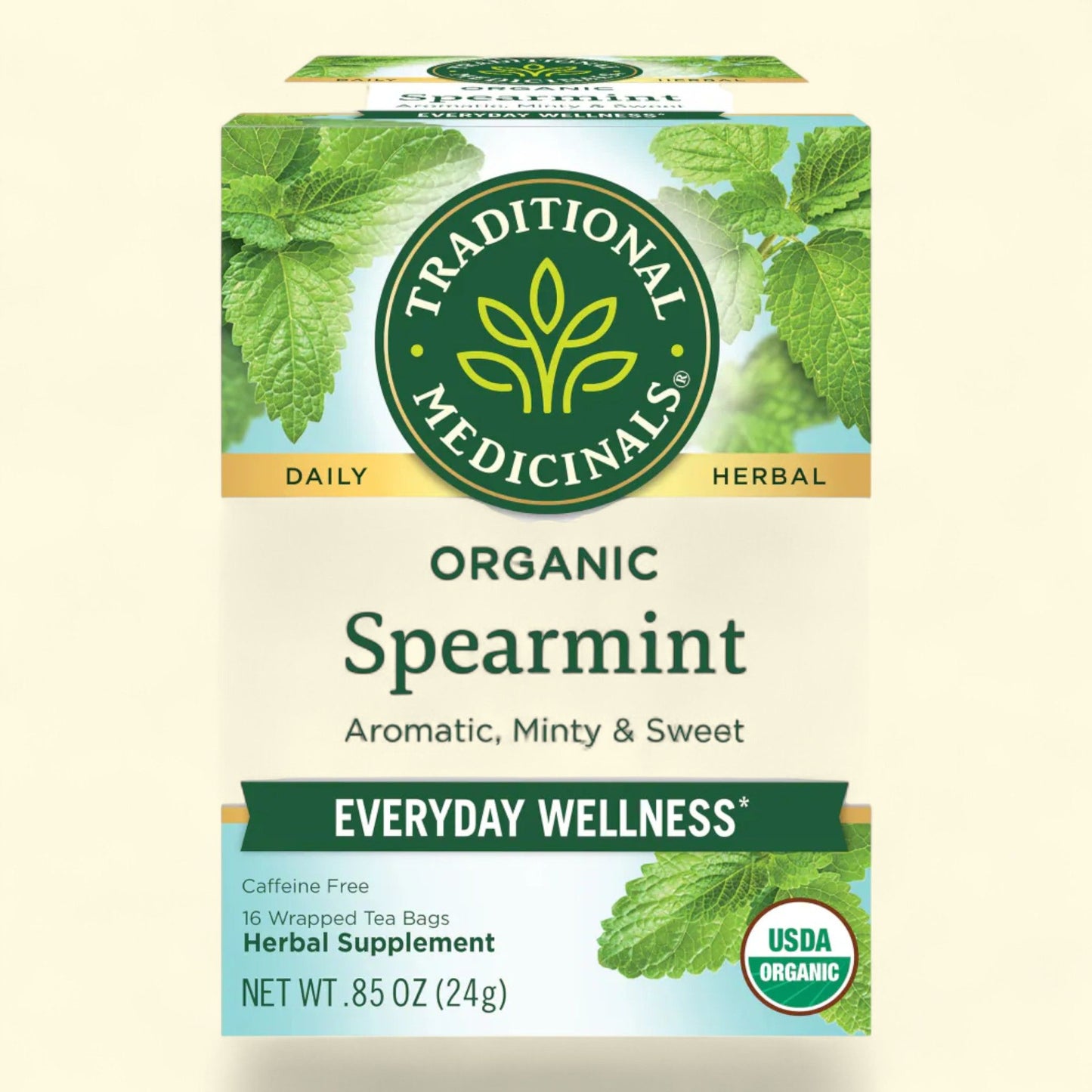 Traditional Medicinals Spearmint Tea, Organic, Size