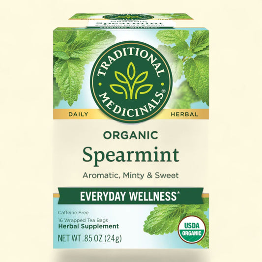 Traditional Medicinals Spearmint Tea, Organic, Size