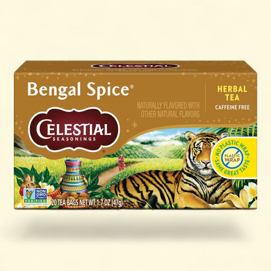 Celestial Seasonings Bengal Spice Herbal Tea, Caffeine Free, 1 box