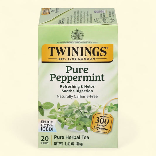 Twinings Of London Pure Peppermint Herbal Tea Bags, - 1.41 oz