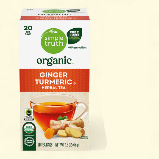 Simple Truth Organic, Ginger Turmeric Herbal Tea, 20 ct