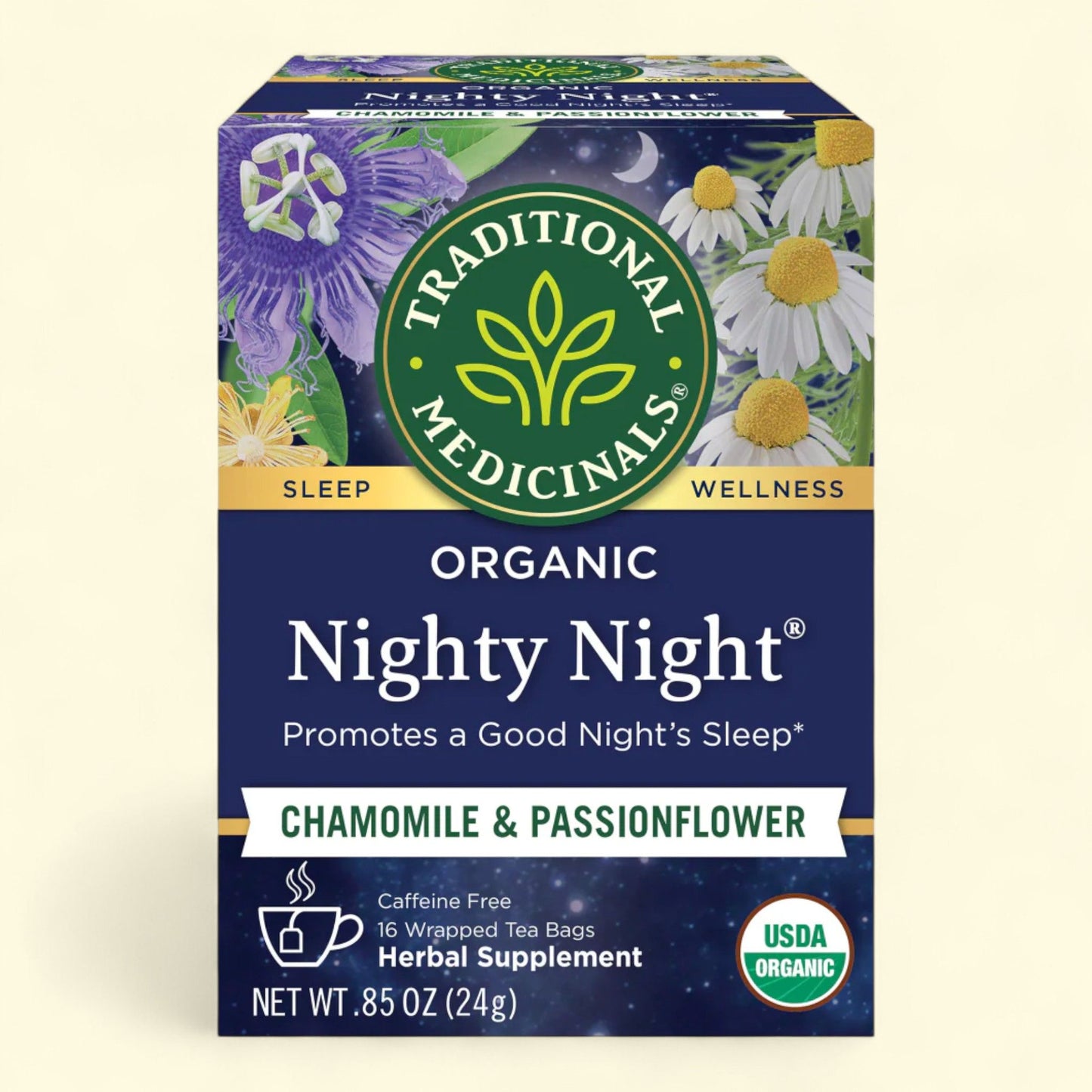 Traditional Medicinals Nighty Night Tea, Organic, Size